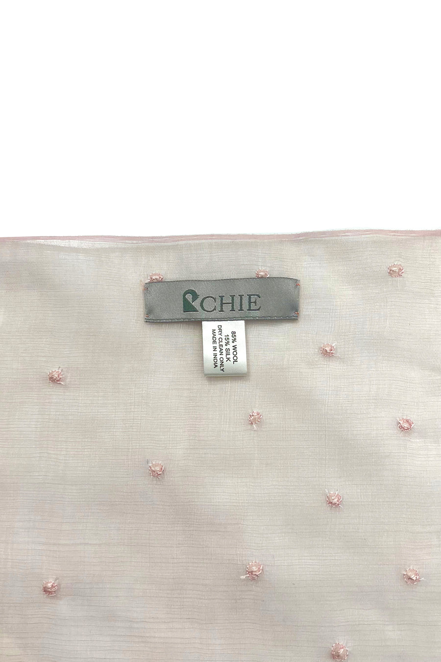  CHIE IMAI Scarf Collection - Pearl Of India "Pink"