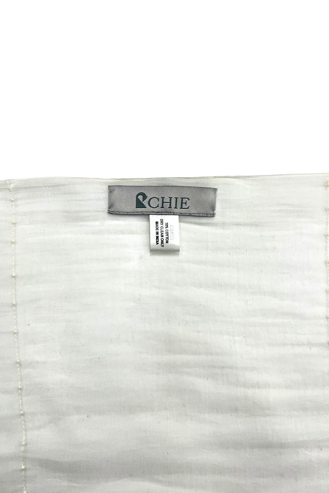 CHIE IMAI スカーフ コレクション - パール・オブ・インディア "ホワイト"