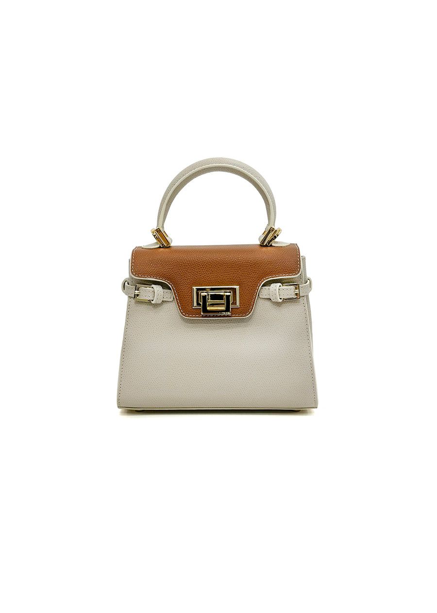 CHIE One-Handle Bi-colored Mini Bag