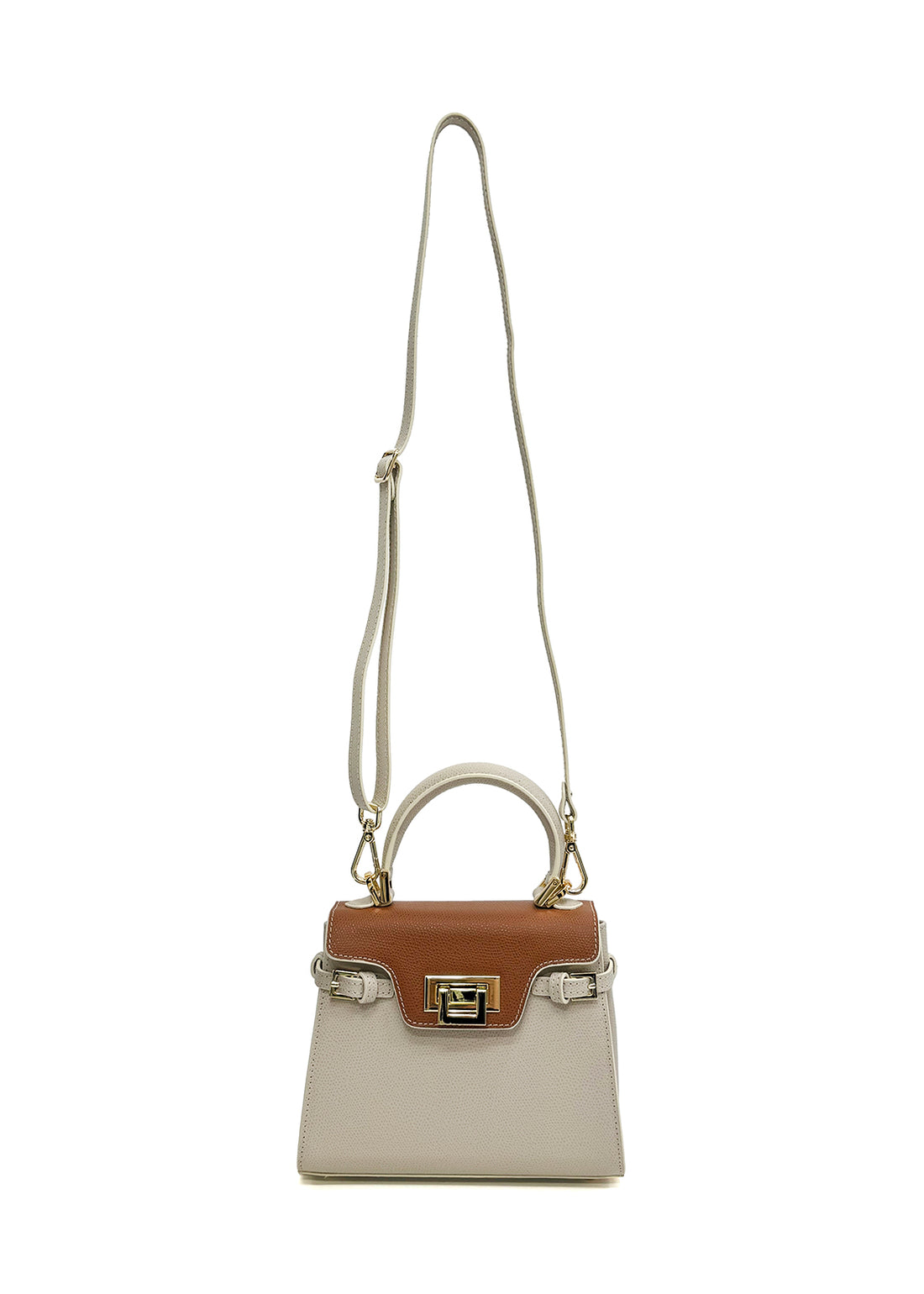 CHIE One-Handle Bi-colored Mini Bag