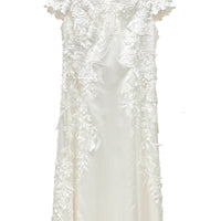 Mi-Mollet Length Embroidery Lace Dress