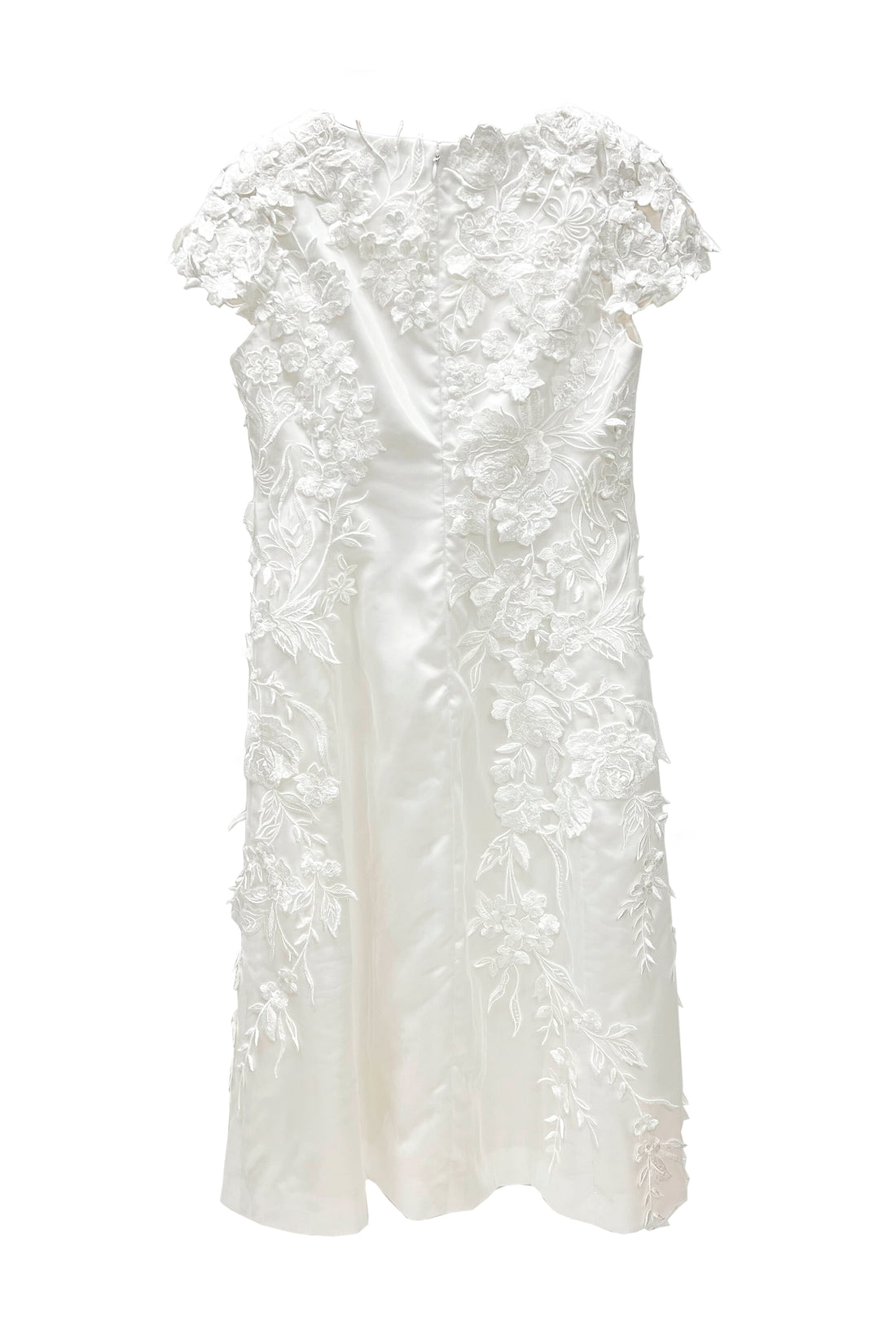 Mi-Mollet Length Embroidery Lace Dress