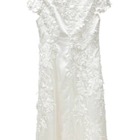 Mi-Mollet Length Embroidery Lace Dress