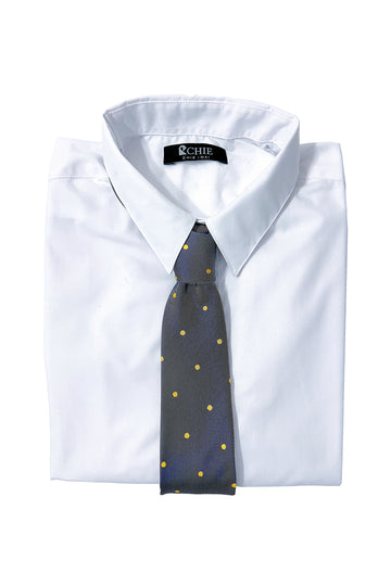 Hakata Weave Silk Tie - Slim Tie DOT
