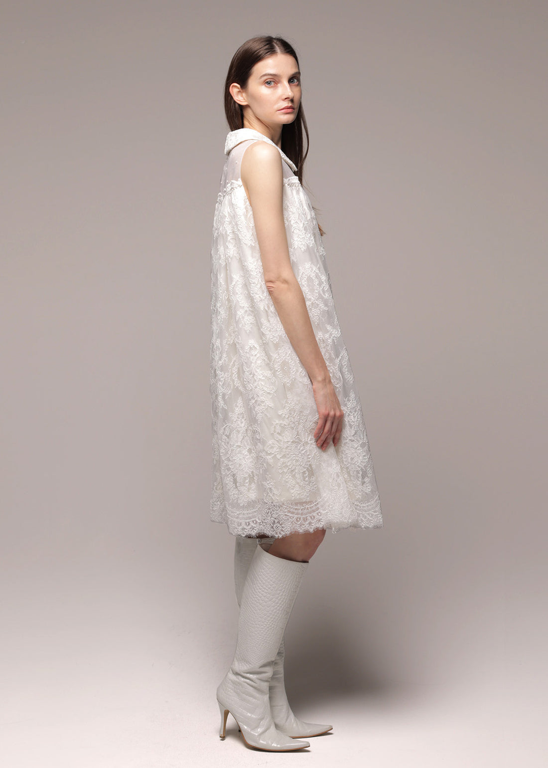 Gathering A-Line Dress