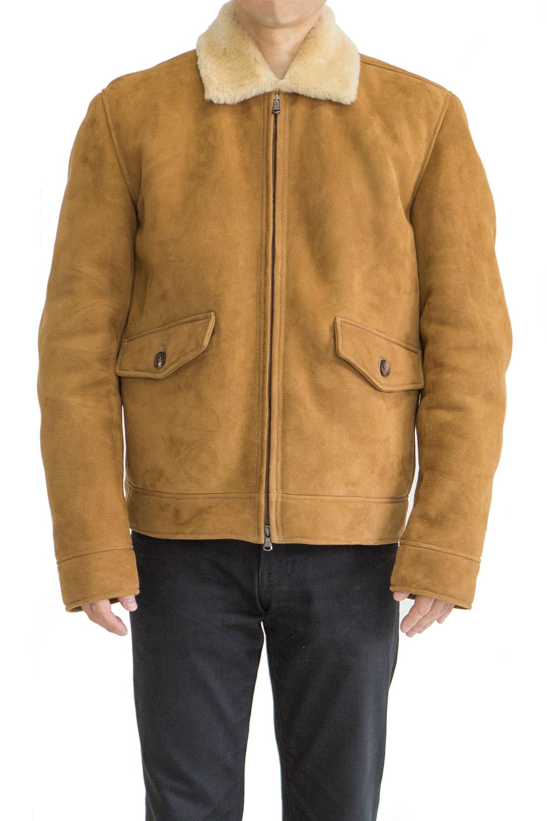 CHIE IMAI Men Lamb Shearling Jacket