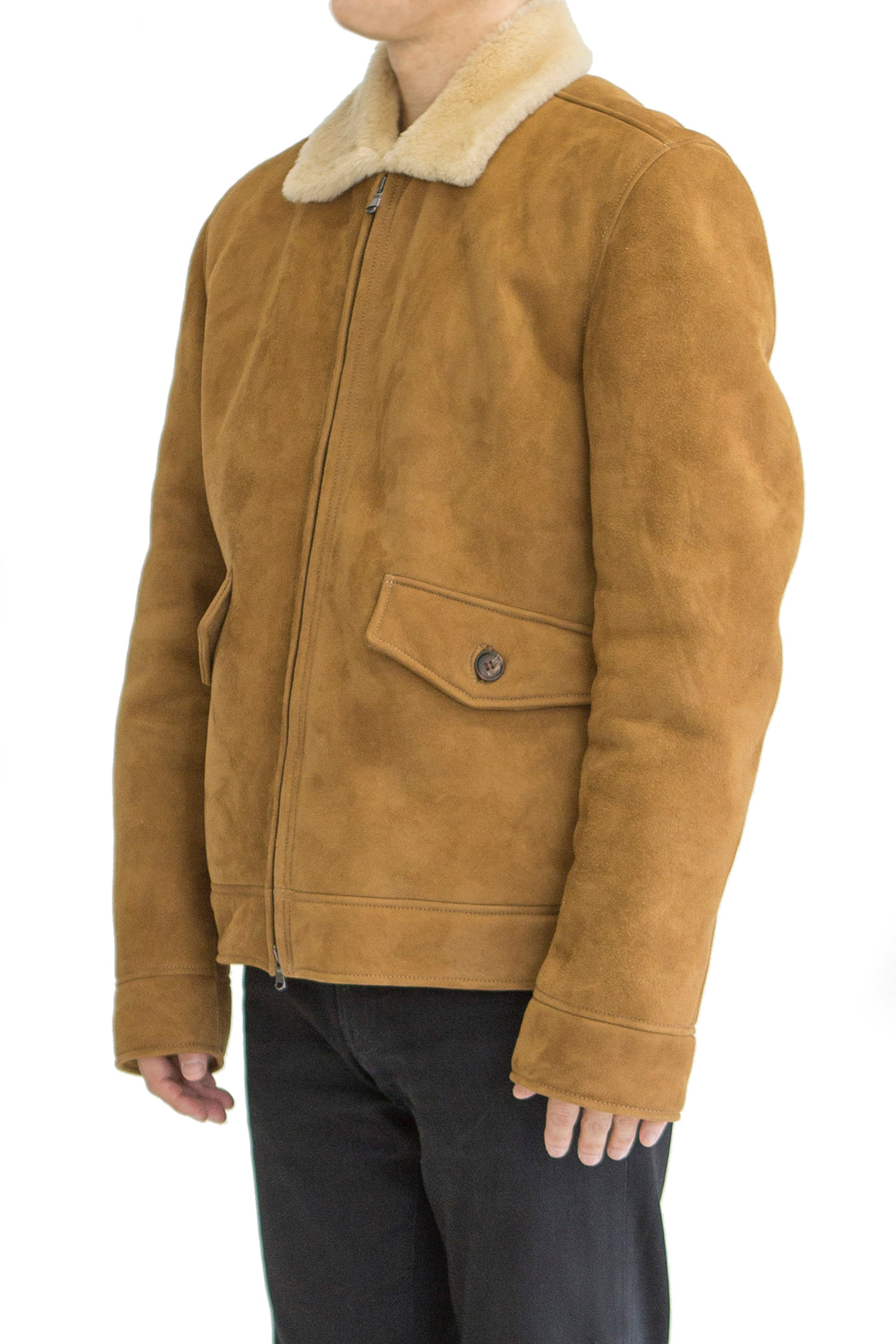 CHIE IMAI Men Lamb Shearling Jacket