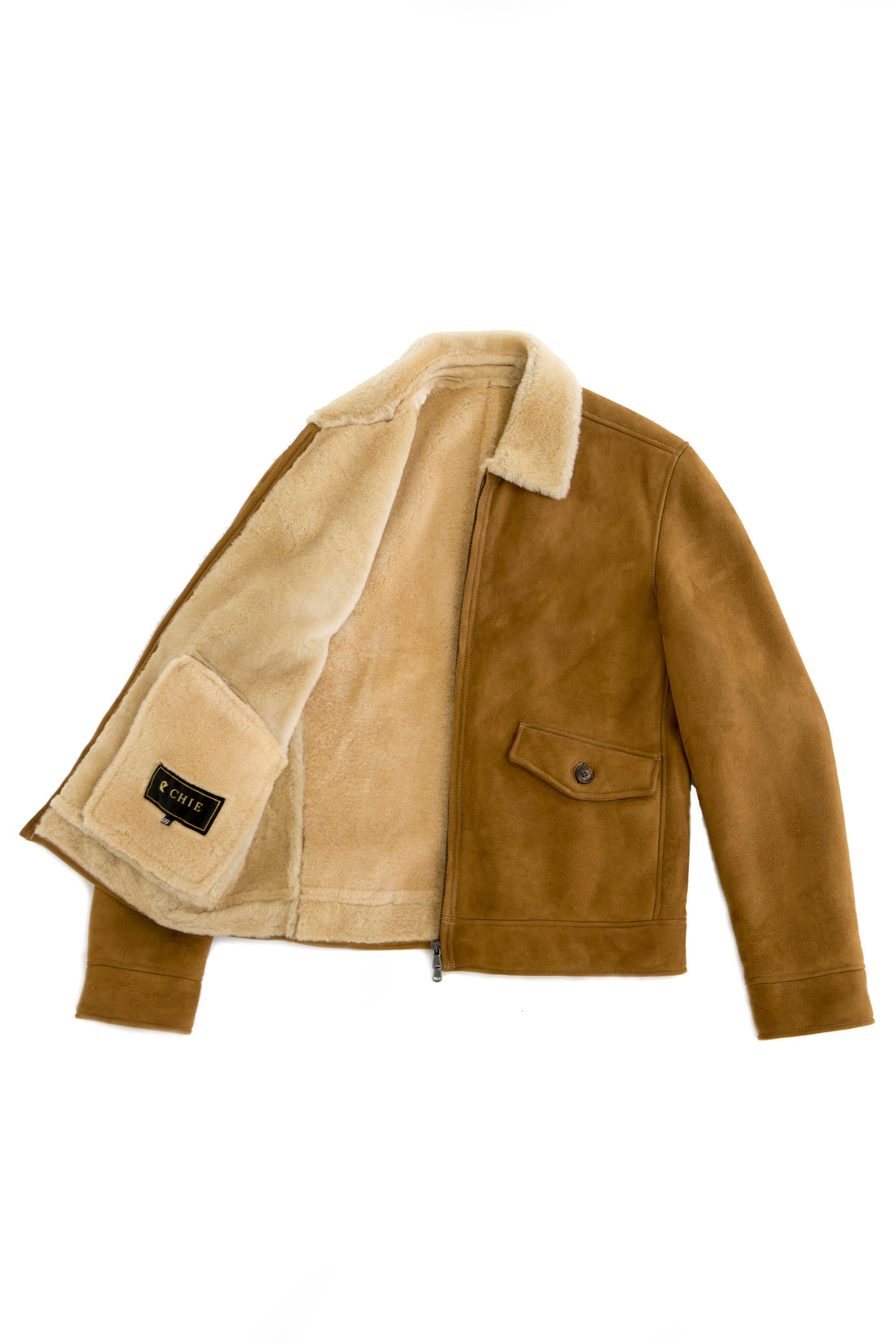 CHIE IMAI Men Lamb Shearling Jacket