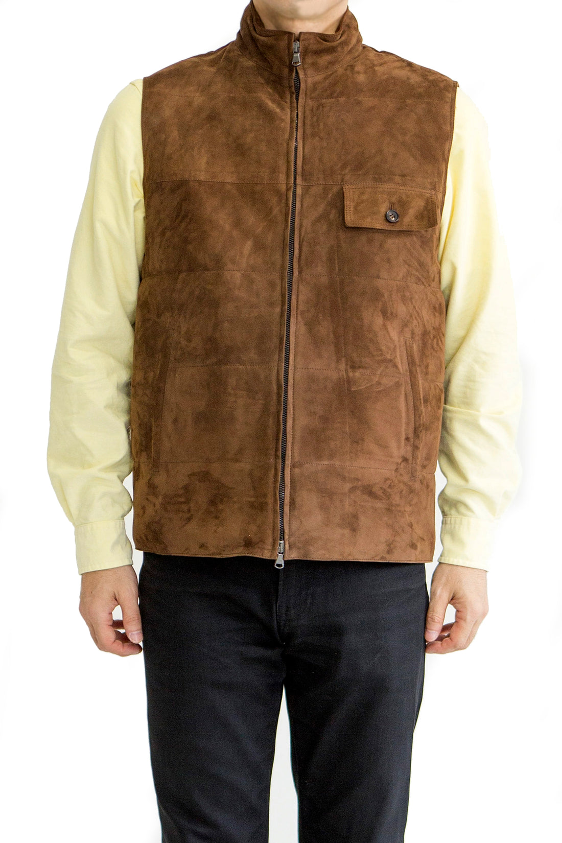 CHIE IMAI Men Lambskin Vest