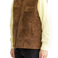 CHIE IMAI Men Lambskin Vest