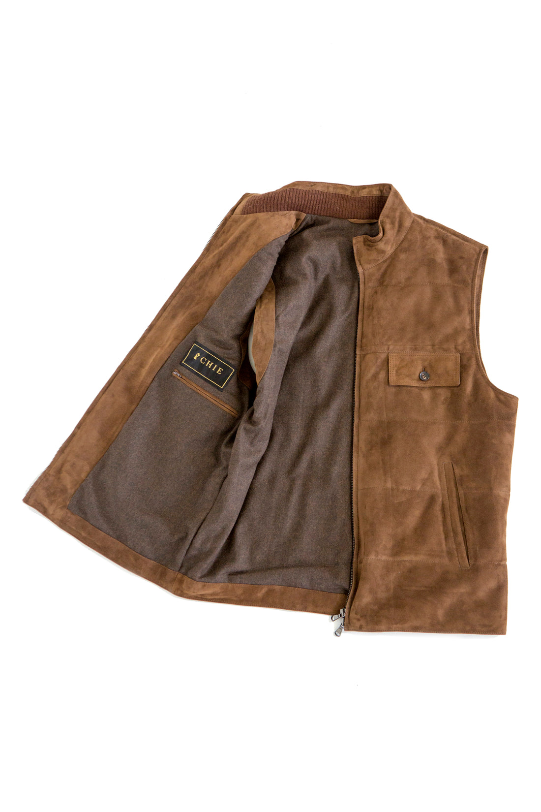 CHIE IMAI Men Lambskin Vest