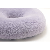 Washable Sheepskin Cushion  "moo Donut"