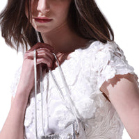 Mi-Mollet Length Embroidery Lace Dress