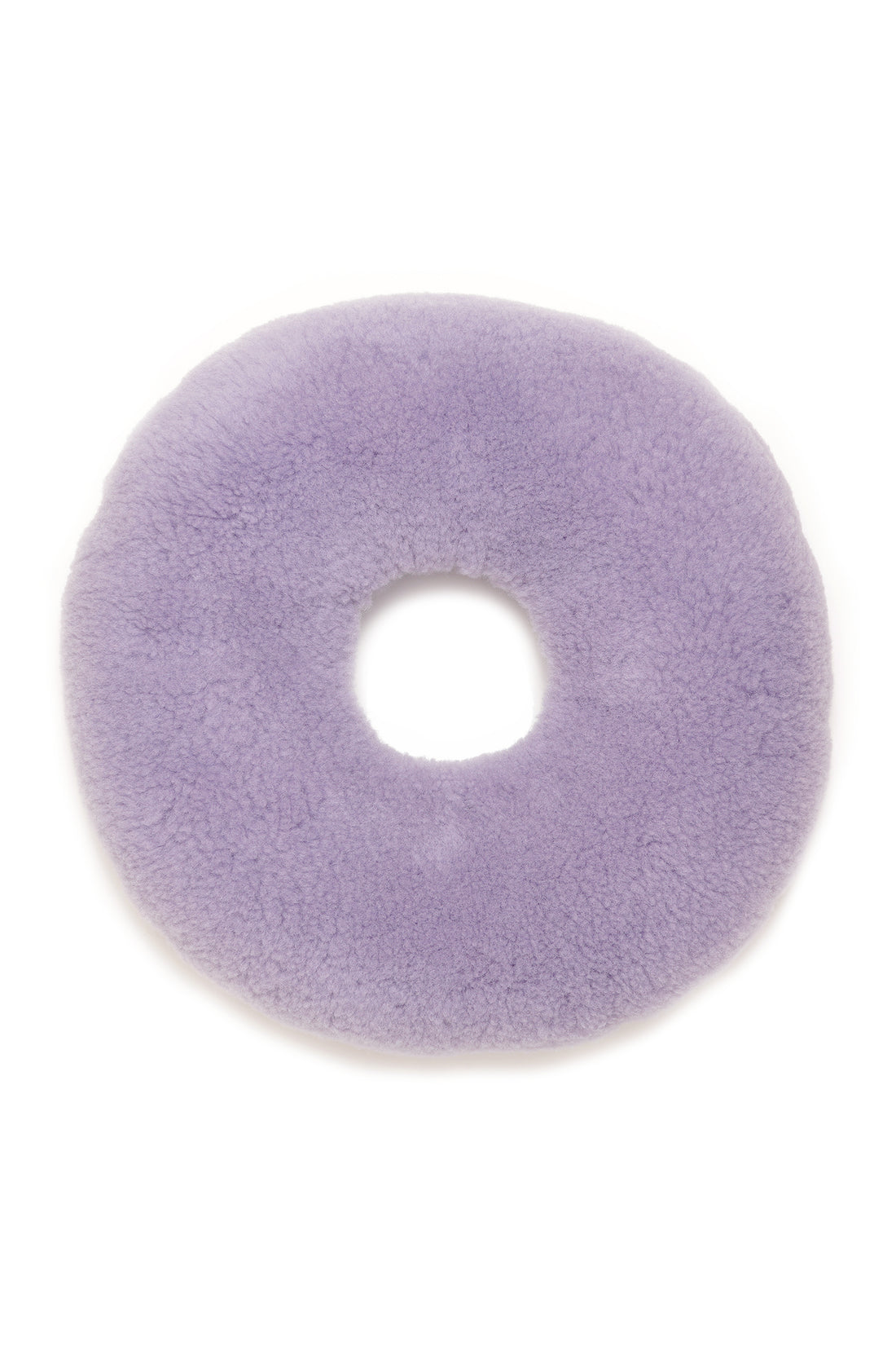 Washable Sheepskin Cushion  "moo Donut"